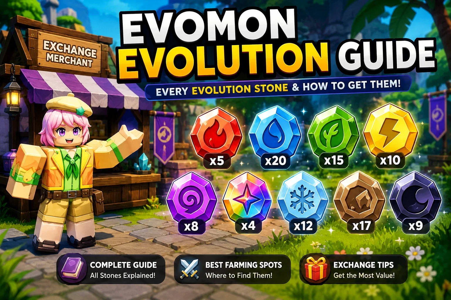 Evomon evolution guide cover art
